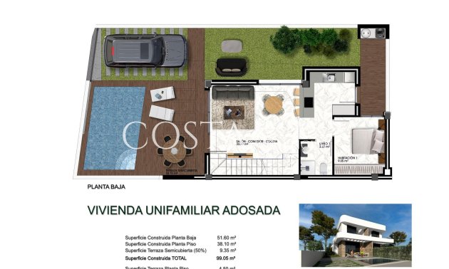 Nieuwbouw Woningen - Villa -
Los Montesinos - La Herrada